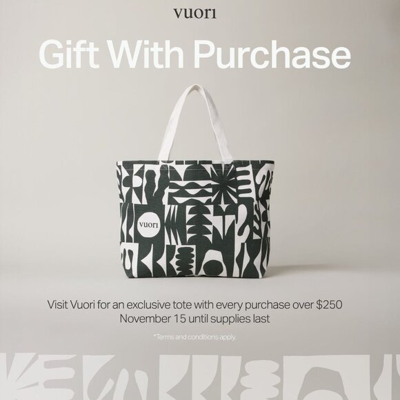 Vuori Limited Edition Abstract Canvas Tote - Picture 5 of 5